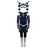 Kids Ahsoka Tano Costume Star Wars The Clone Cosplay Outfit for Halloween